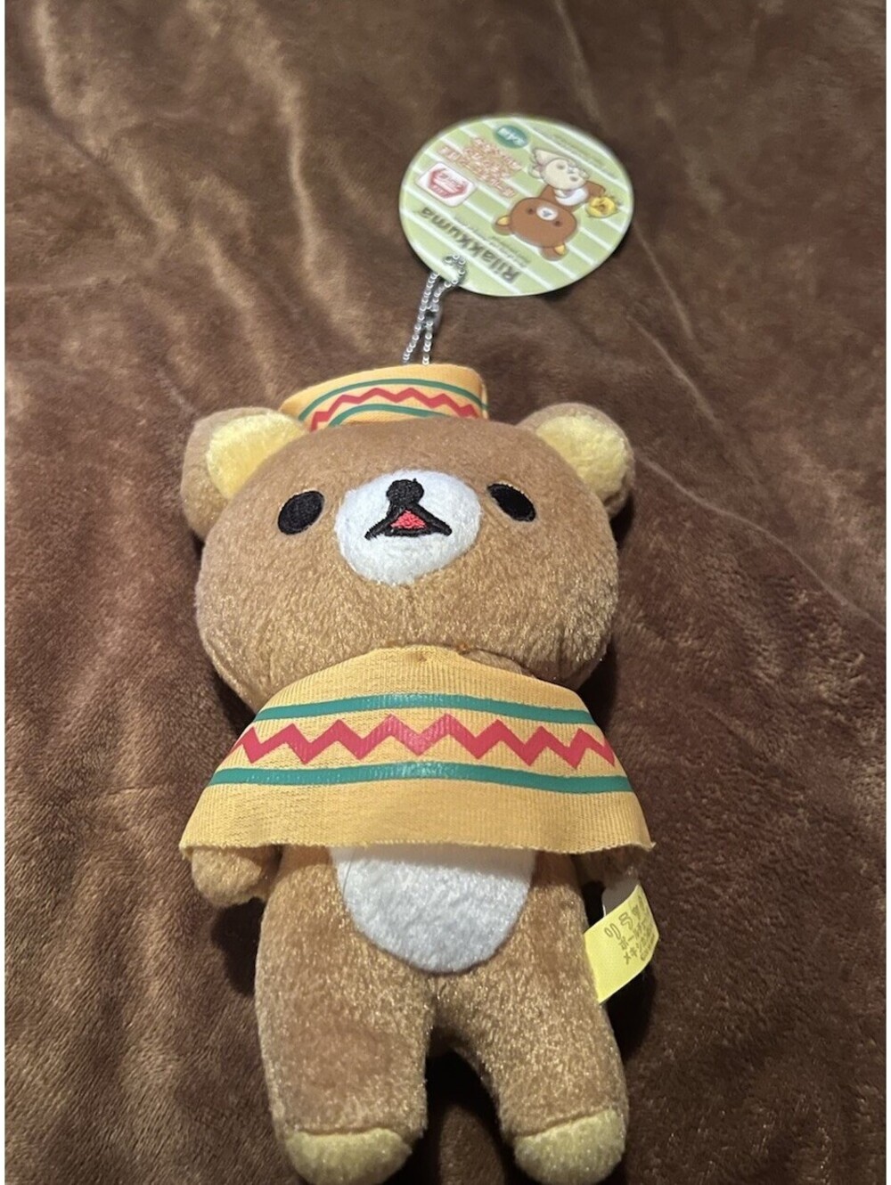 Rilakkuma San-X Plush Mexican Themed Plush toy, RARE LIMITED FROM JAPAN NWT